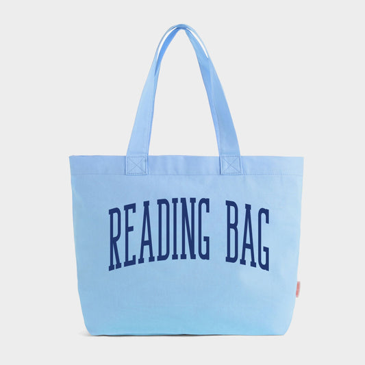 Reading Bag Arched - Zippered Canvas Tote