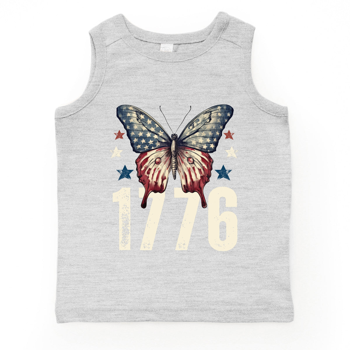 1776 Butterfly Patriotic - Youth Tank Top
