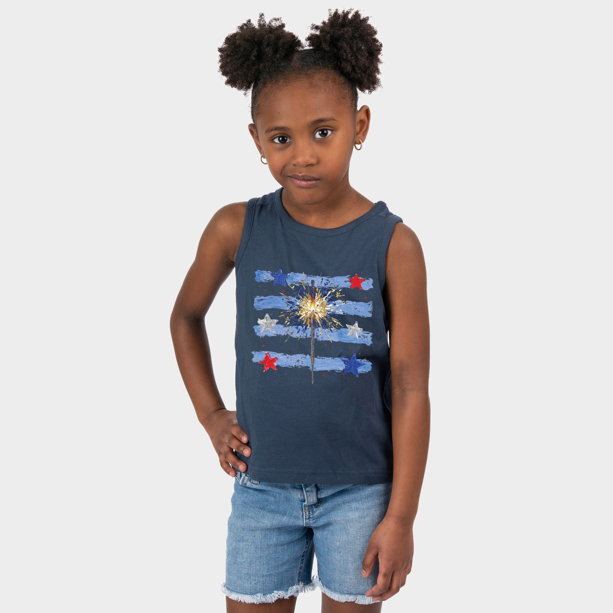 Sparkler Stripes - Youth Tank Top