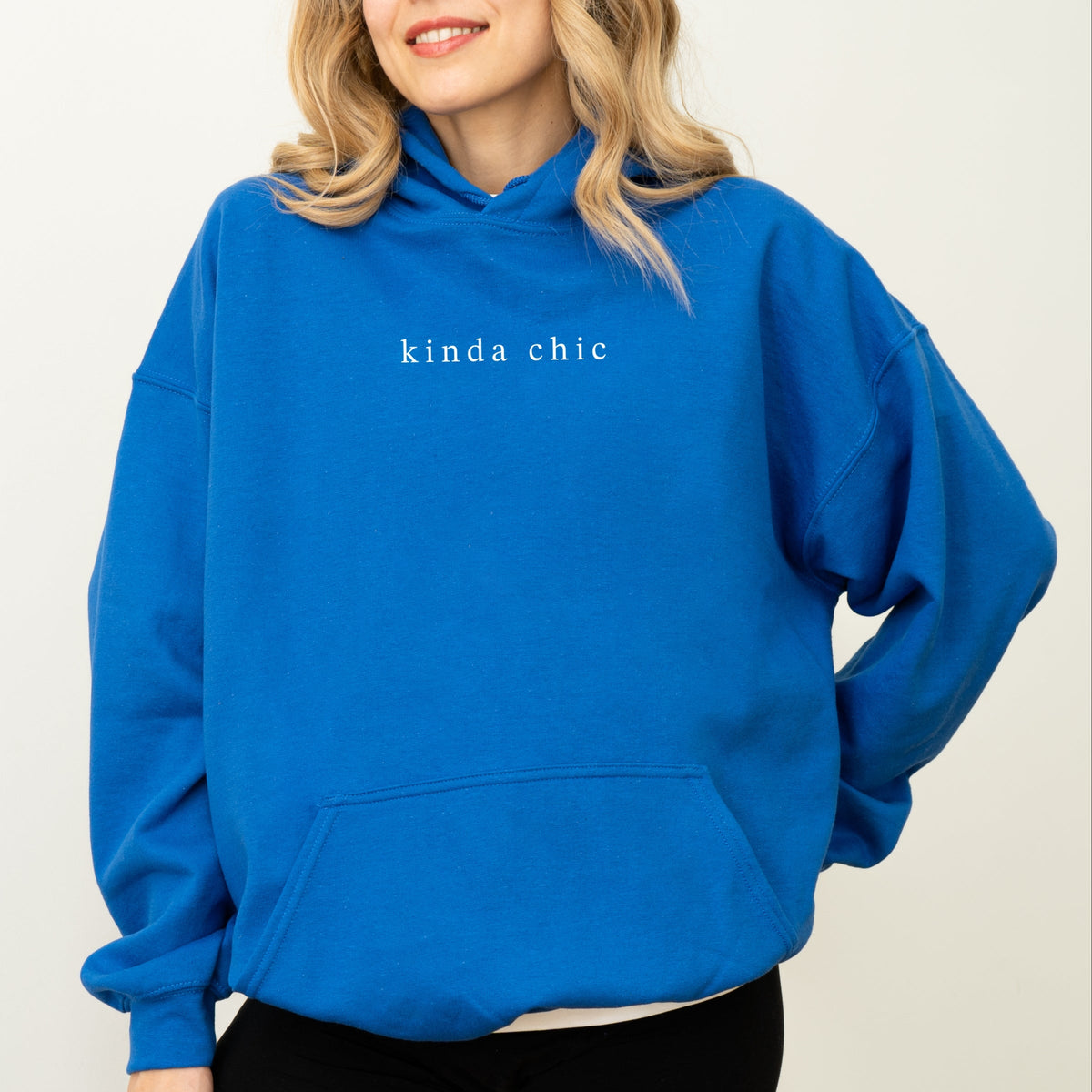 Kinda Chic Typewriter - Women's Graphic Hoodie