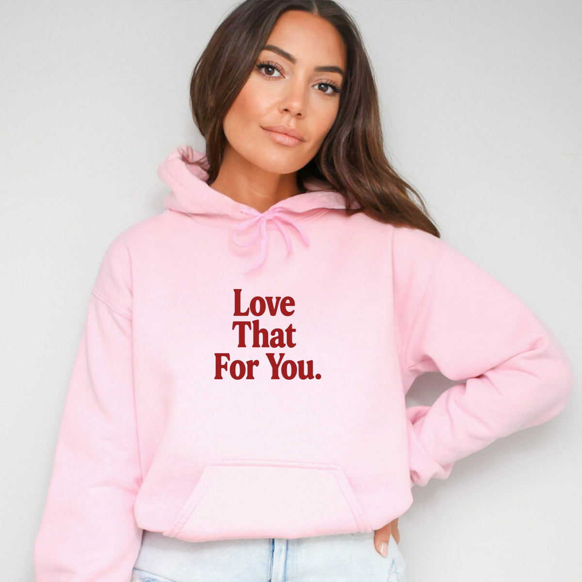 Love That For You Stacked - Women's Graphic Hoodie