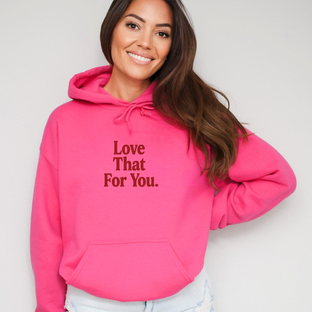 Love That For You Stacked - Women's Graphic Hoodie