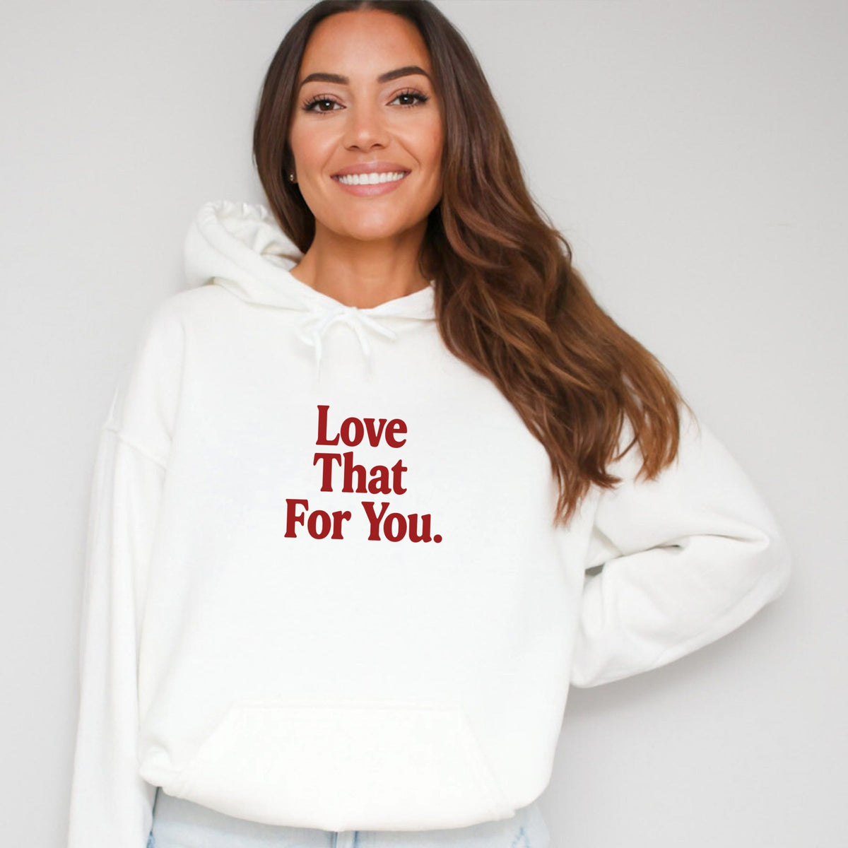 Love That For You Stacked - Women's Graphic Hoodie