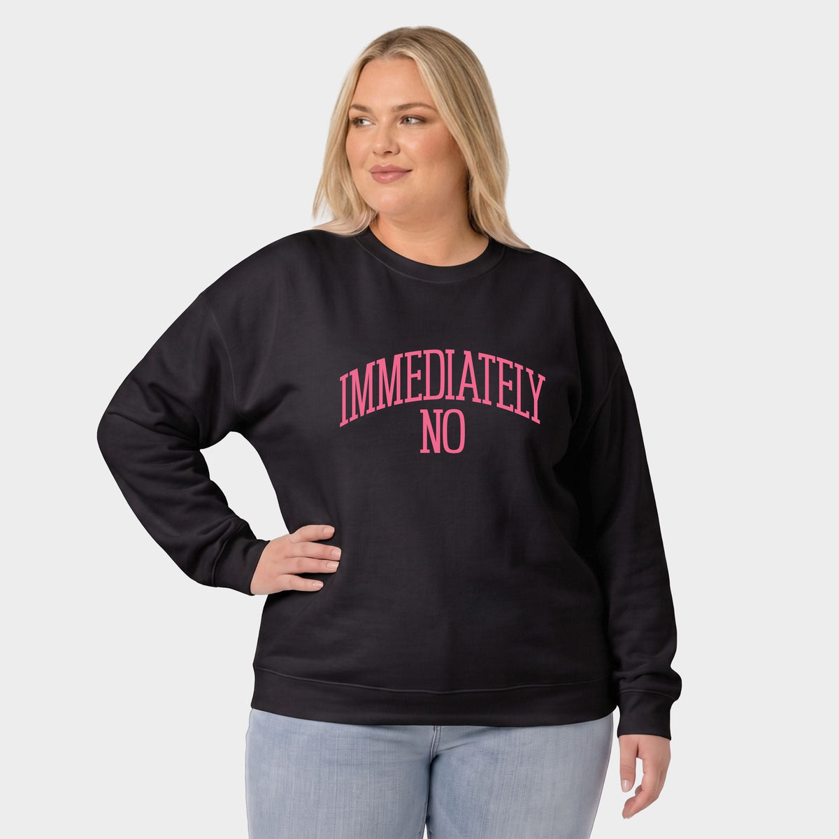 Immediately No Arched - Women's Plus Sweatshirt