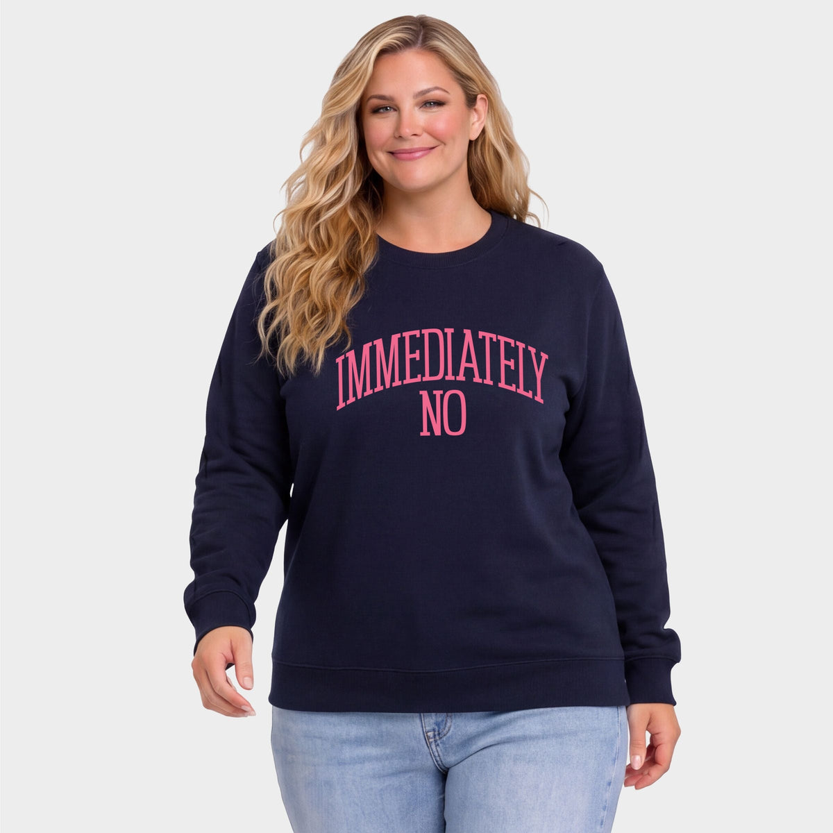 Immediately No Arched - Women's Plus Sweatshirt