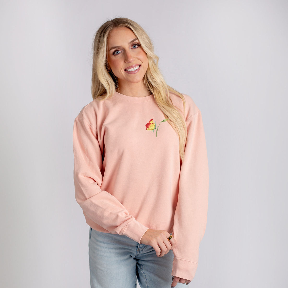 Rooted in Faith - Women's Lightweight Garment Dyed Sweatshirt