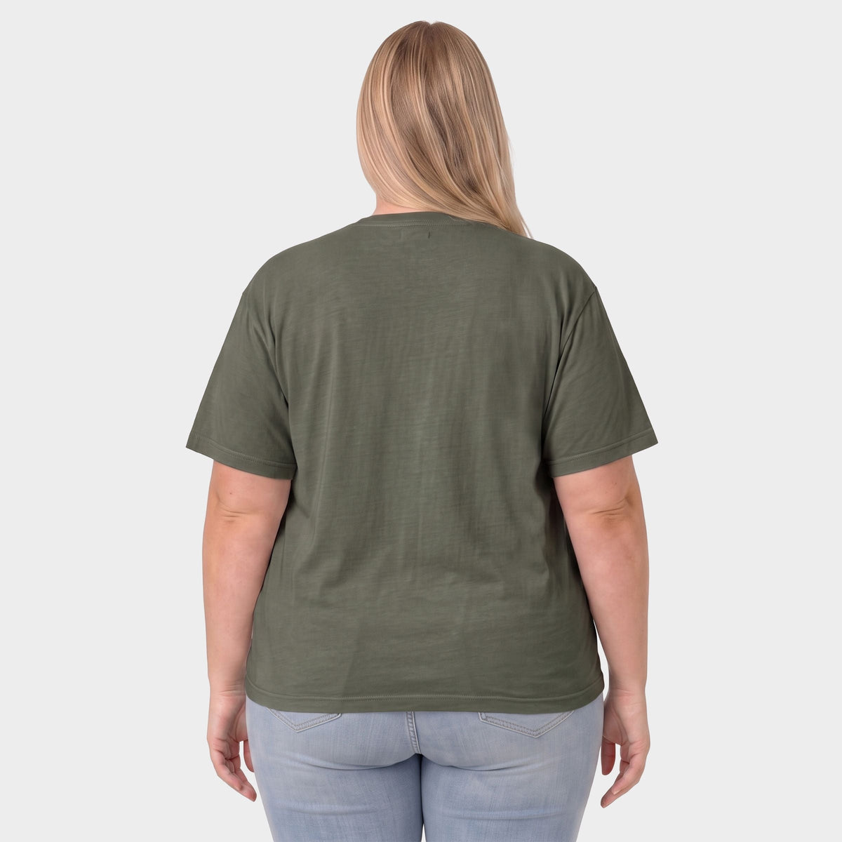 S.W.Smiley Checking Out - Women's Plus Garment Dyed Tee