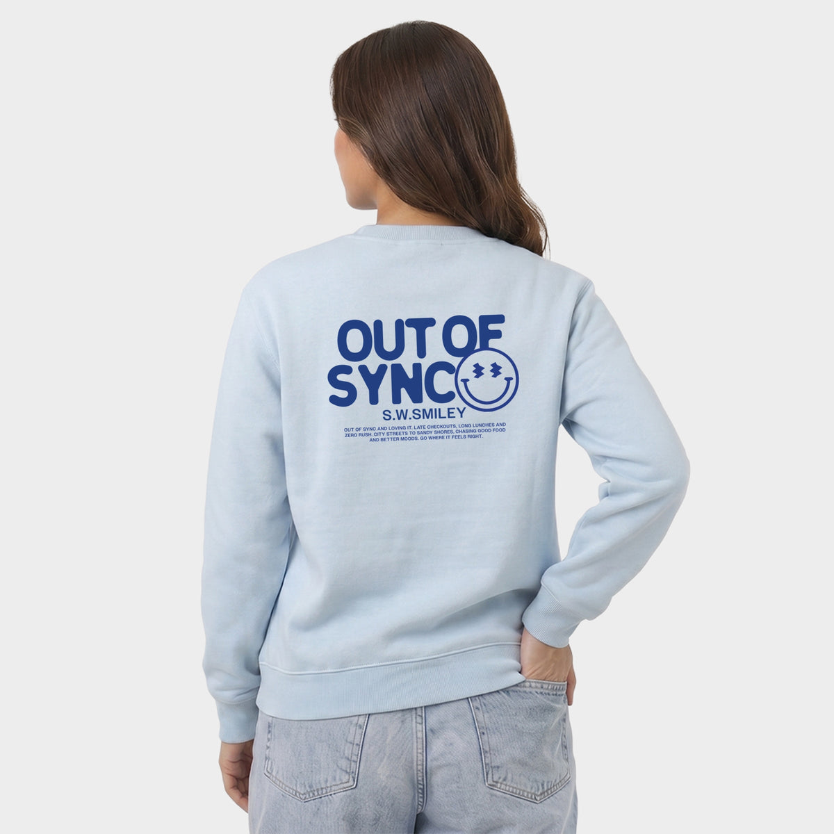 S.W.Smiley Out Of Sync - Women's Graphic Sweatshirt