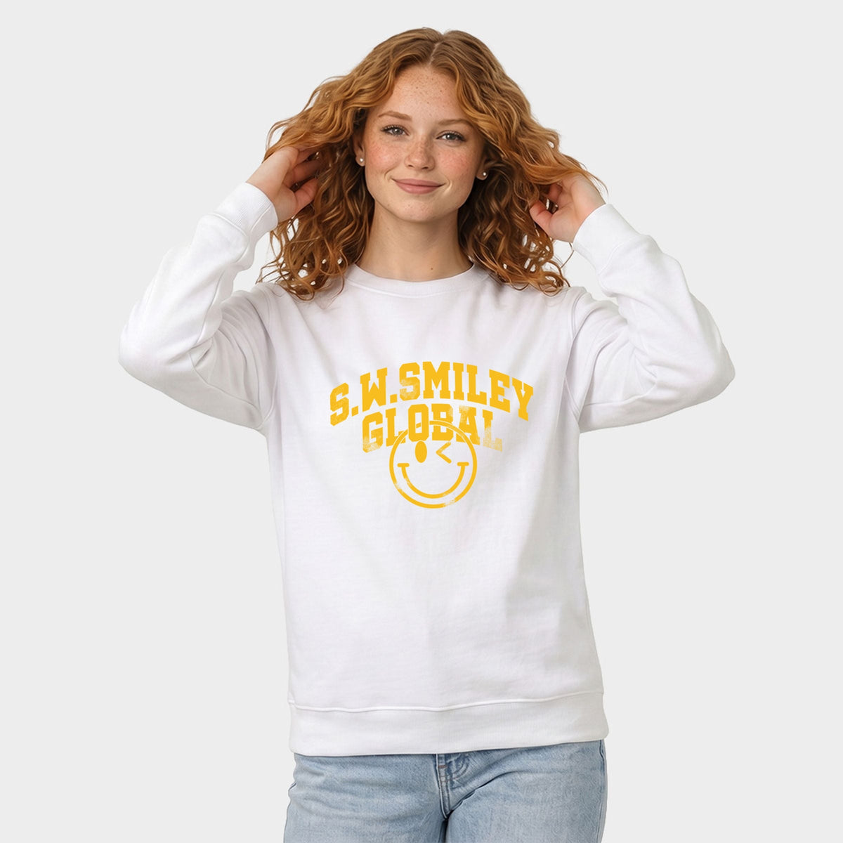 S.W.Smiley Global Varsity - Women's Graphic Sweatshirt