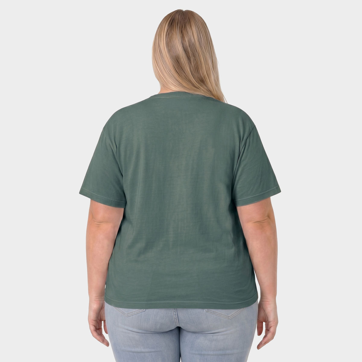 S.W.Smiley Wake Me Up For Presents - Women's Plus Garment Dyed Tee