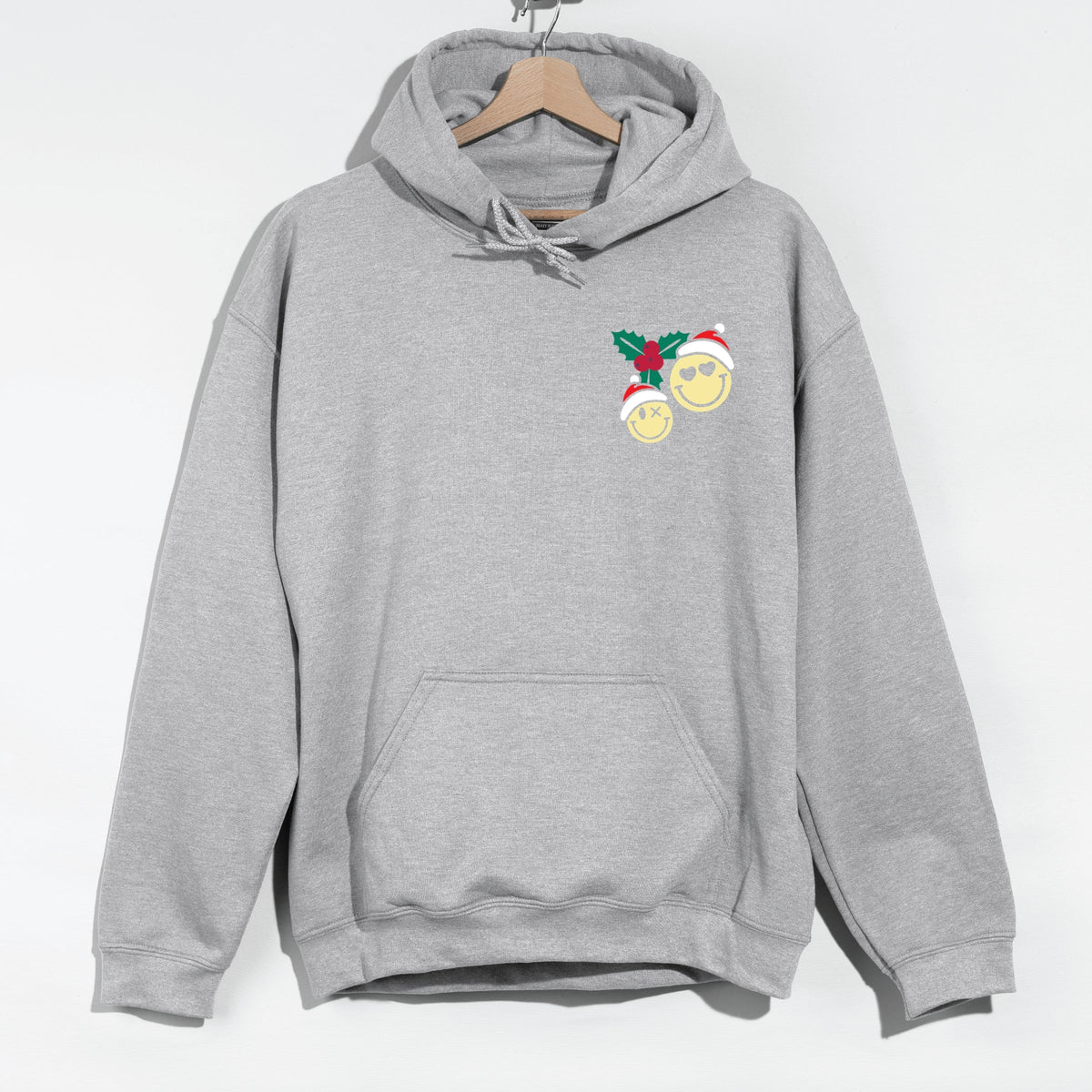 S.W.Smiley Merry Plaid - Women's Graphic Hoodie