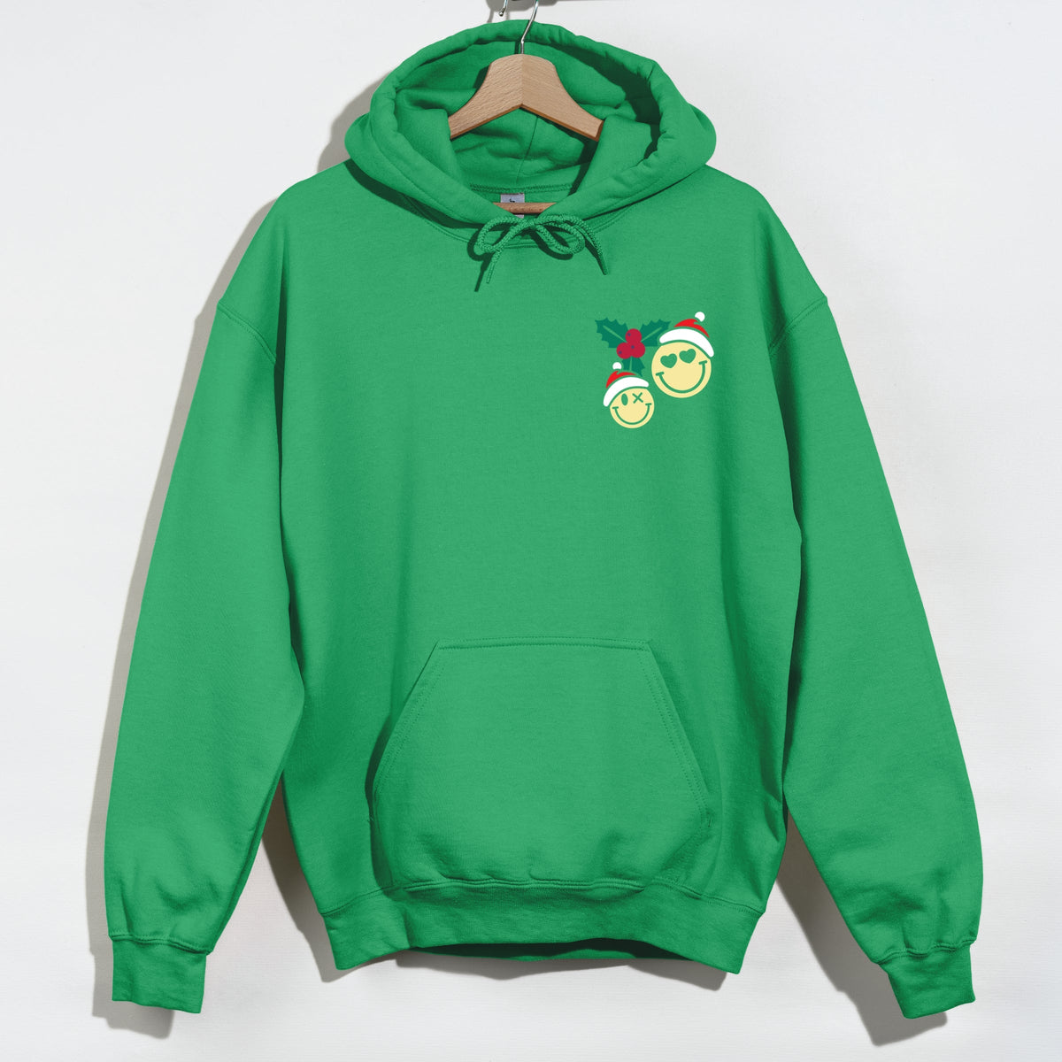 S.W.Smiley Merry Plaid - Women's Graphic Hoodie