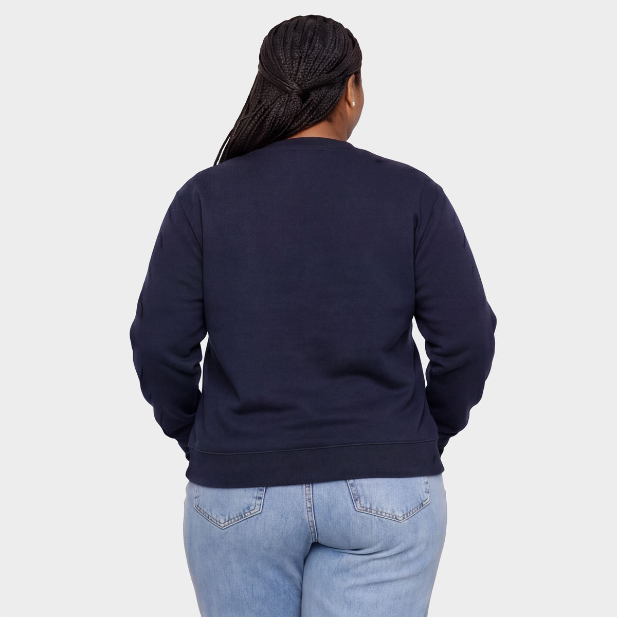 S.W.Smiley Make Happiness Your Mission Cream - Women's Plus Sweatshirt