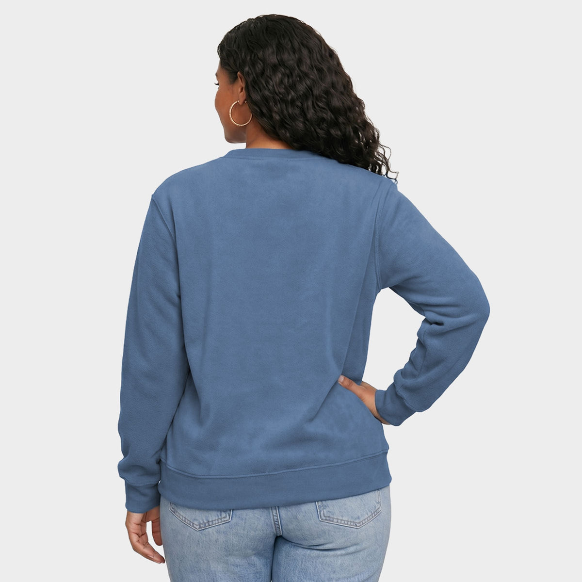S.W.Smiley Snowflakes Row - Women's Graphic Sweatshirt