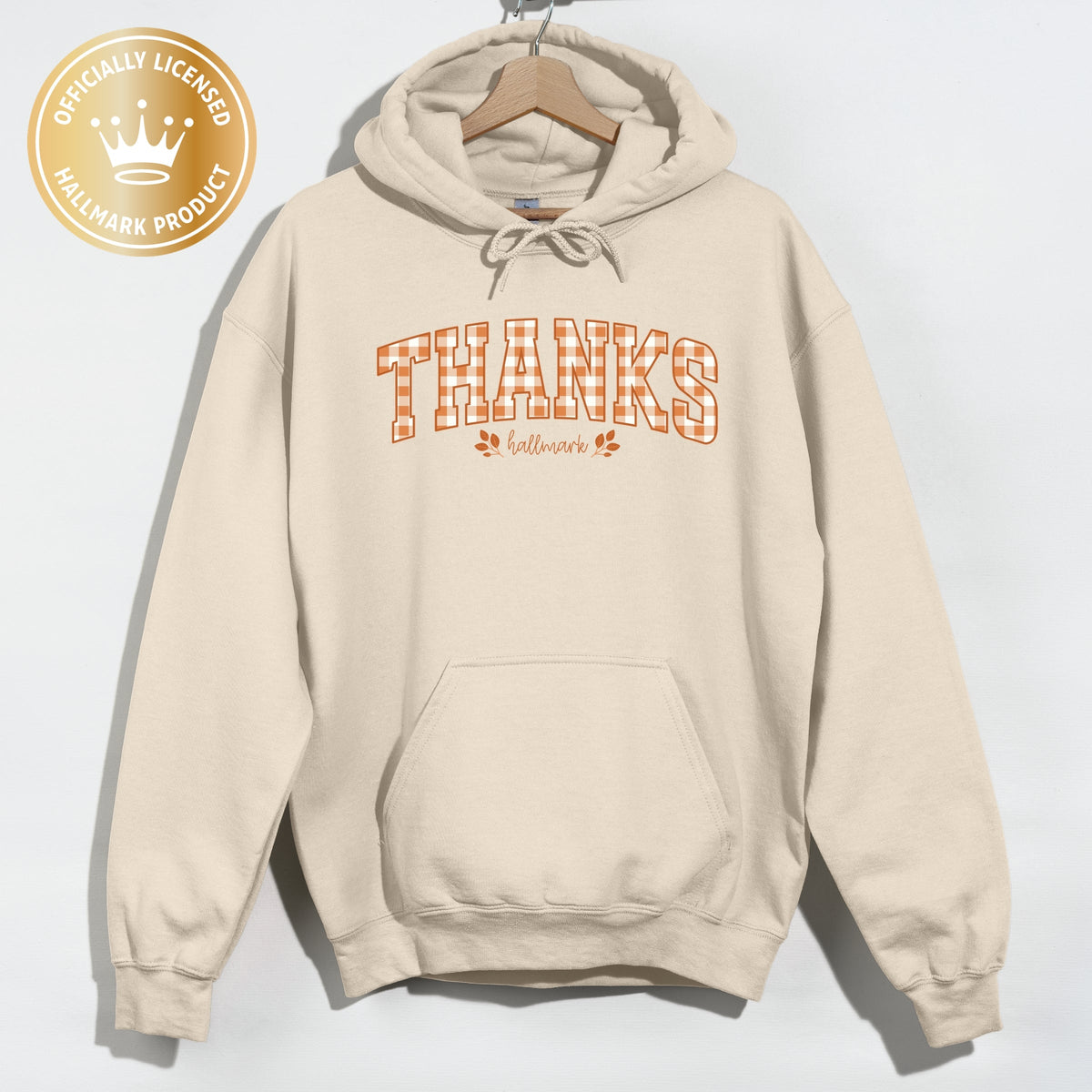 Hallmark - Thanks Gingham - Women's Graphic Hoodie