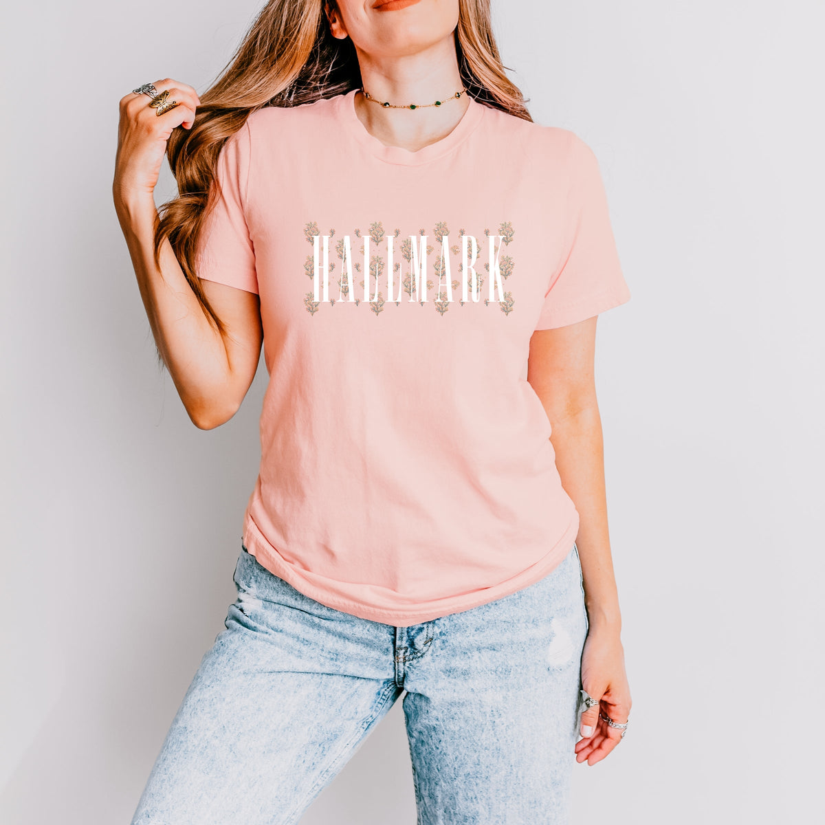 Hallmark - Fall Floral - Women's Short Sleeve Graphic T-Shirt