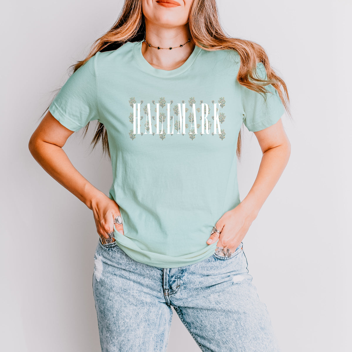 Hallmark - Fall Floral - Women's Short Sleeve Graphic T-Shirt