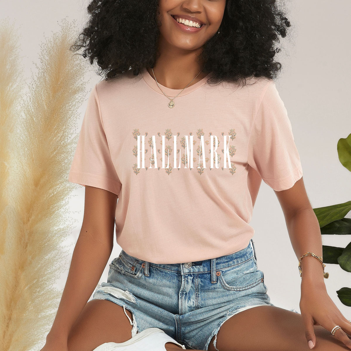 Hallmark - Fall Floral - Women's Short Sleeve Graphic T-Shirt