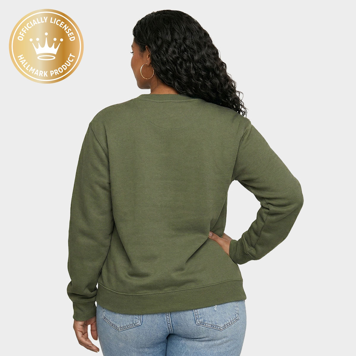 Hallmark - Can We Watch Stripes -  Women's Graphic Sweatshirt
