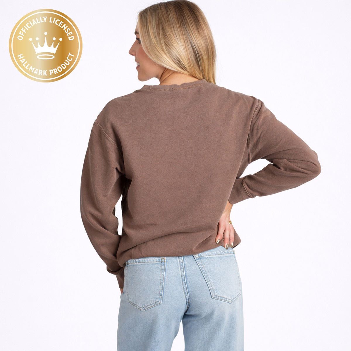 Hallmark - I Love Fall - Women's Lightweight Garment Dyed Sweatshirt