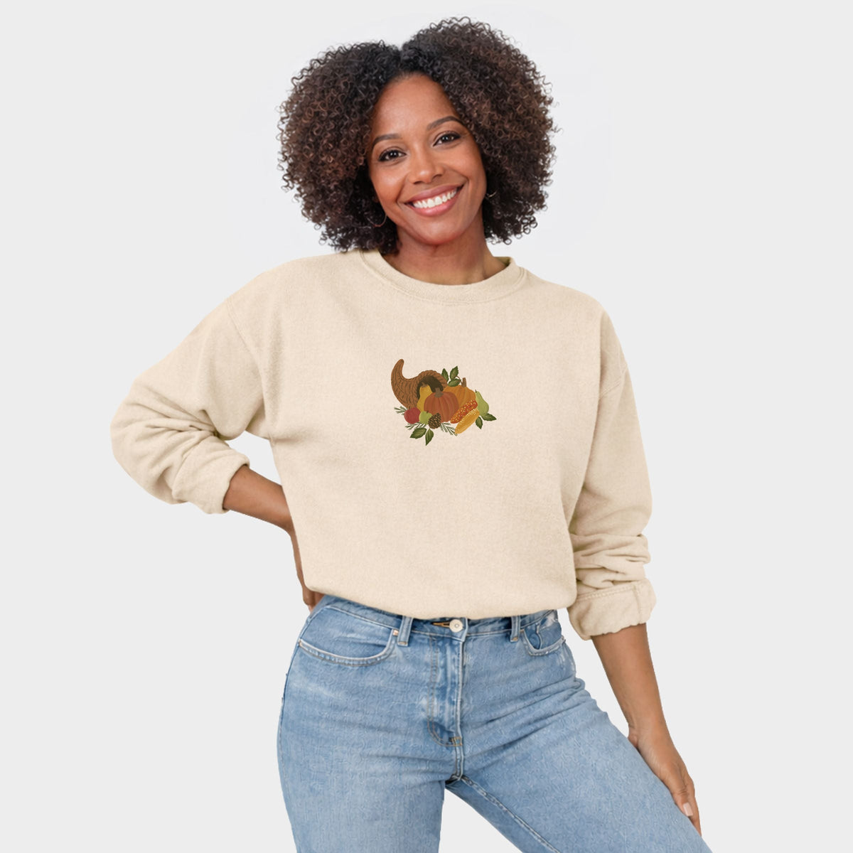 Hallmark - Fall Cornucopia -  Women's Graphic Sweatshirt