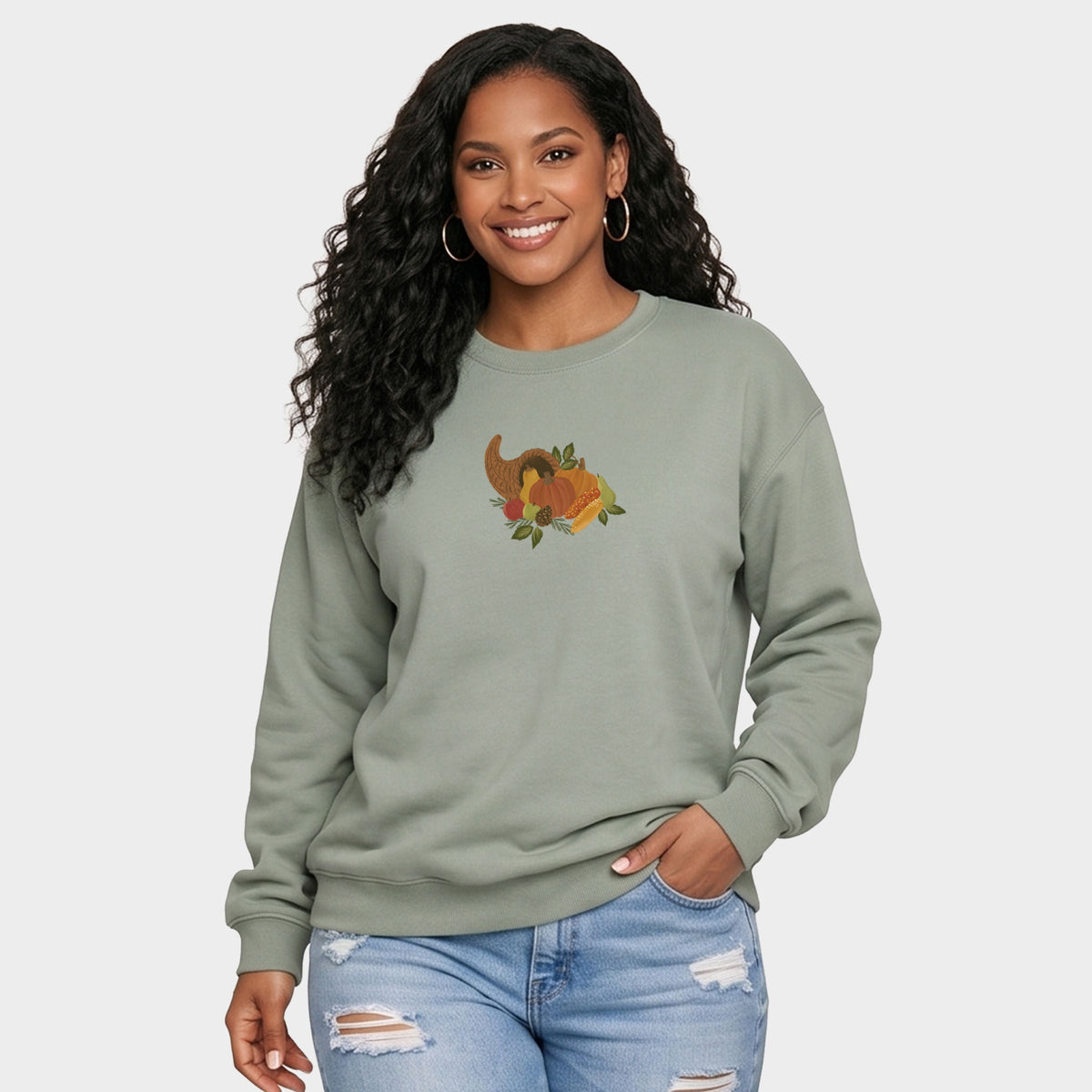 Hallmark - Fall Cornucopia -  Women's Graphic Sweatshirt