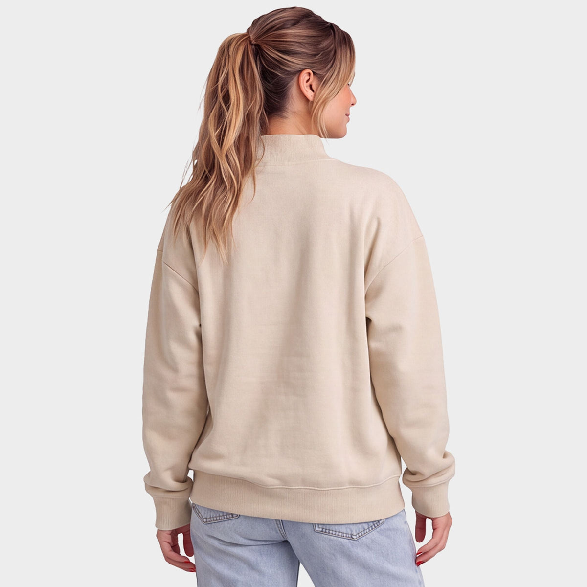 Hallmark - Christmas Movie Checklist - Oversized Mock Sweatshirt