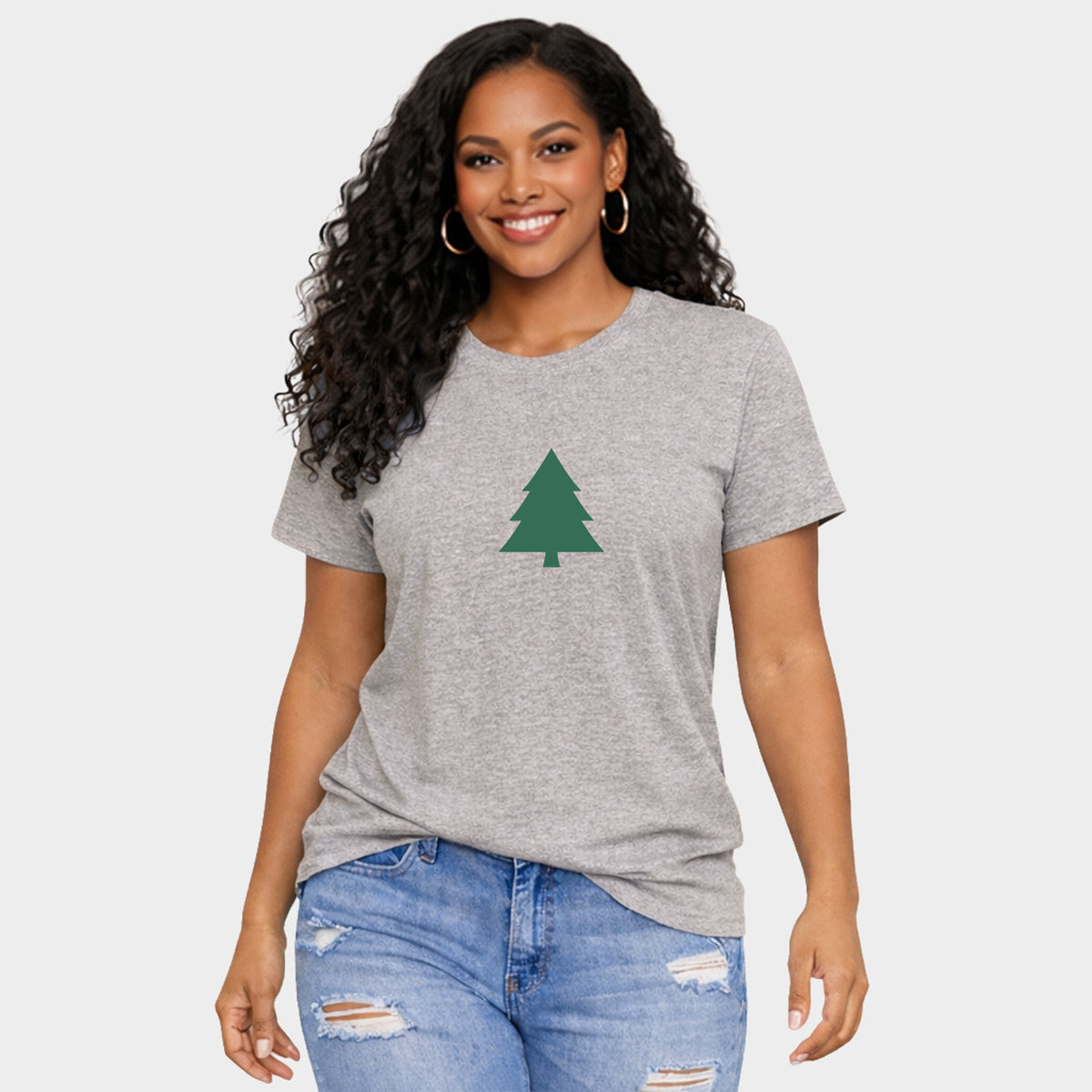 Hallmark - Little Green Tree - Women's Short Sleeve Graphic T-Shirt