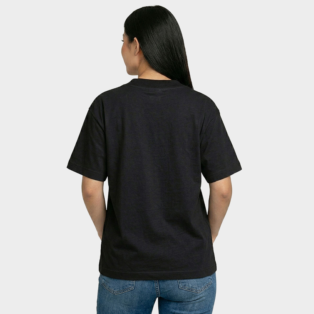Merry Varsity Stacked - Women's Relaxed Boxy Tee