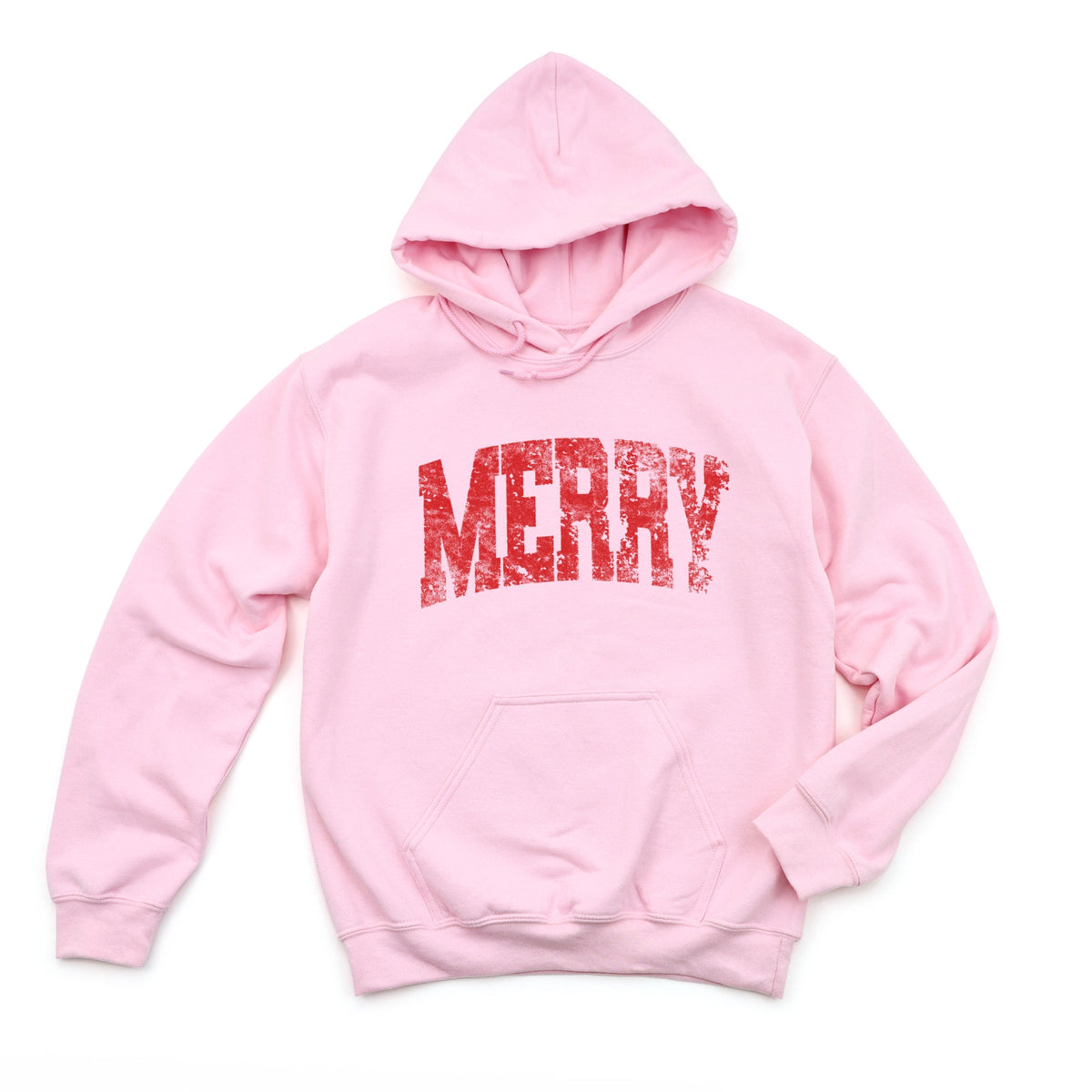 Merry Arched Distressed - Women's Graphic Hoodie