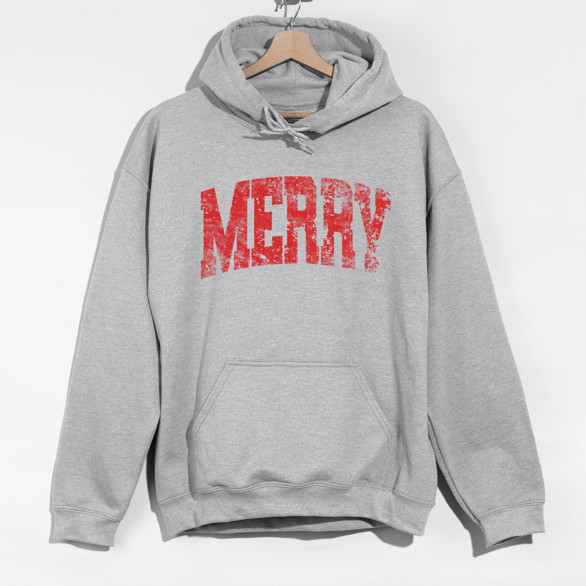 Merry Arched Distressed - Women's Graphic Hoodie