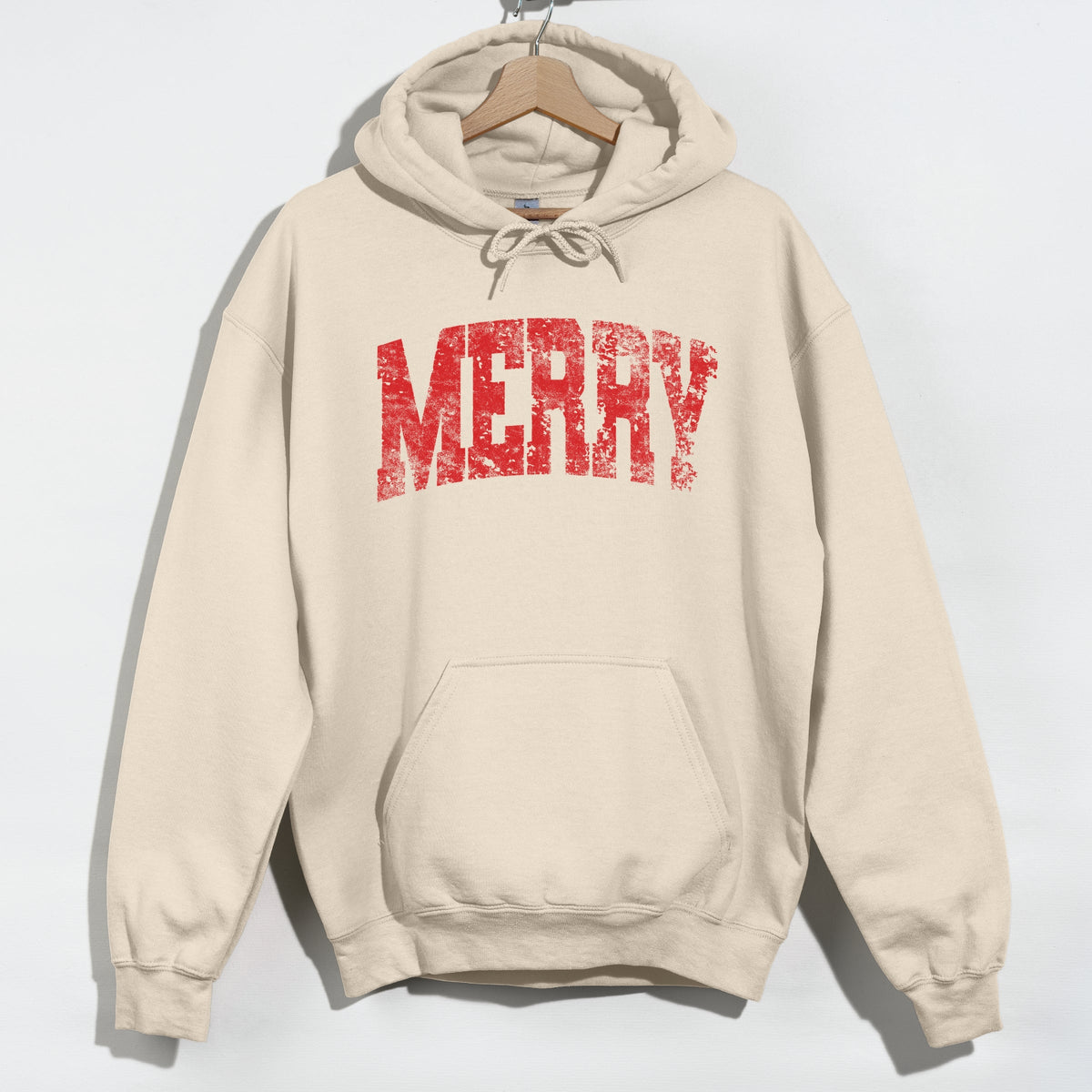 Merry Arched Distressed - Women's Graphic Hoodie