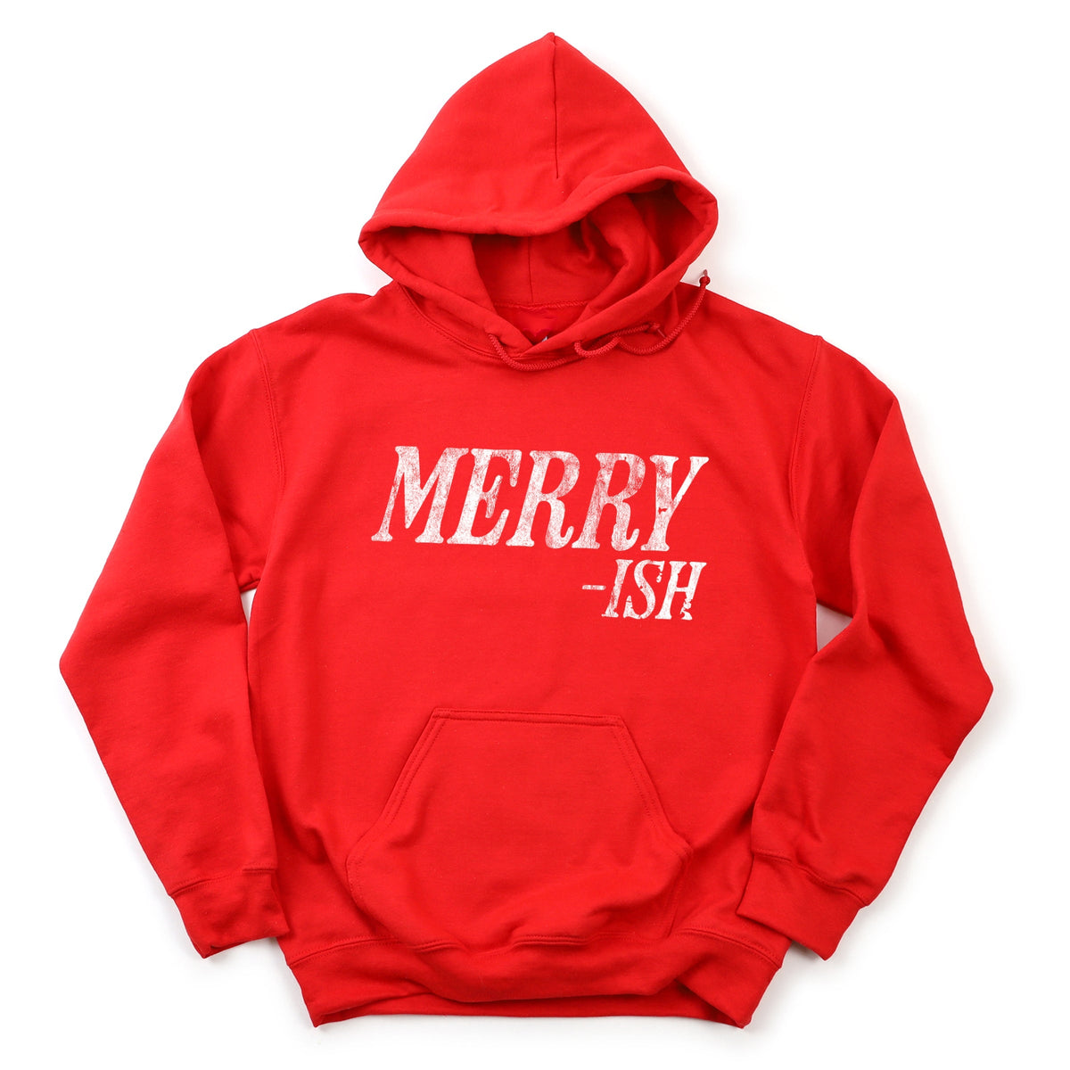 Merry-Ish Distressed - Men's Graphic Hoodie
