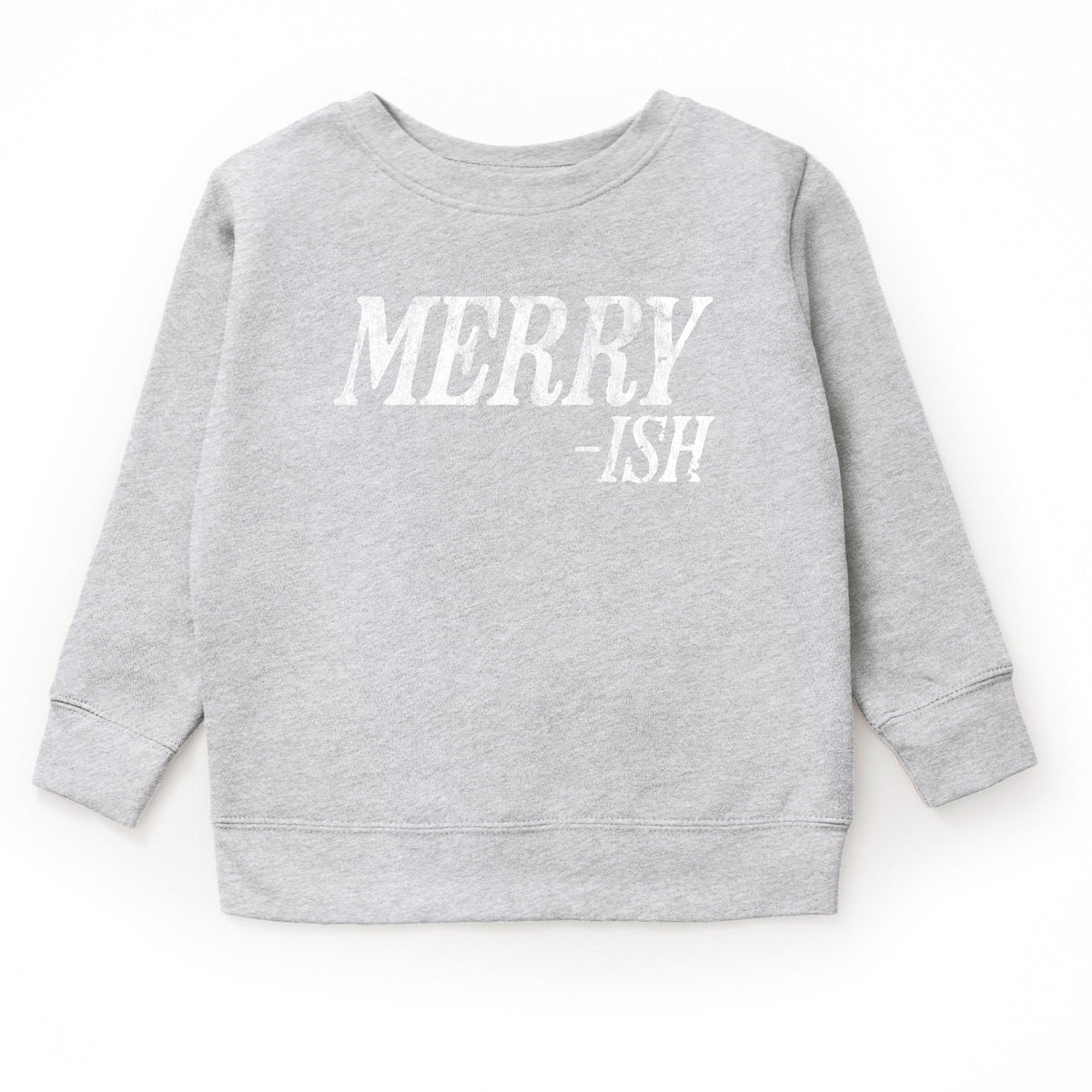 Merry-Ish Distressed - Youth Graphic Sweatshirt