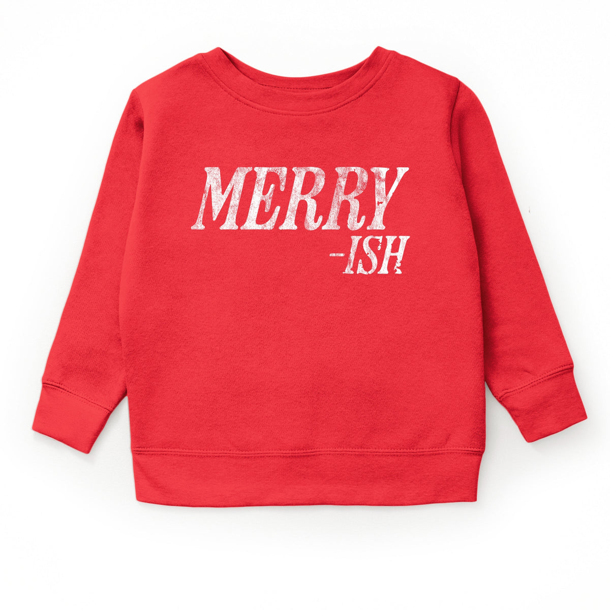 Merry-Ish Distressed - Youth Graphic Sweatshirt