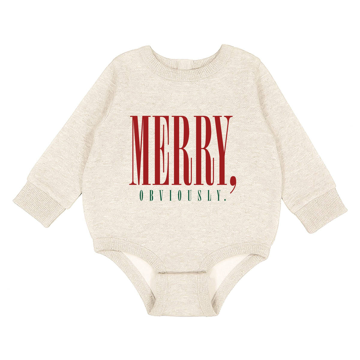 Merry, Obviously Tall - Infant Fleece BodySuit