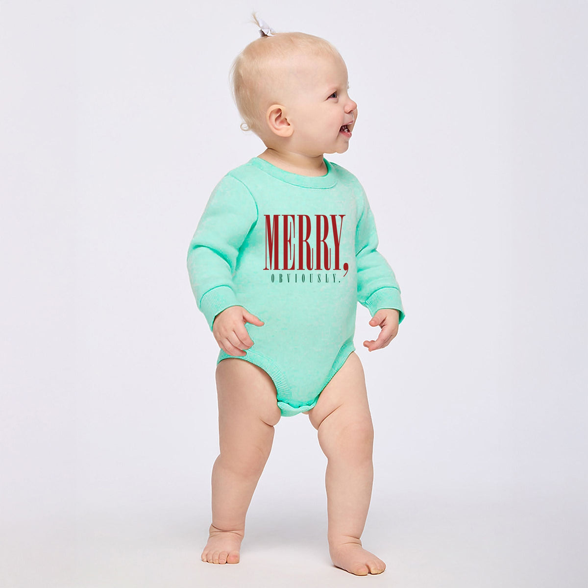 Merry, Obviously Tall - Infant Fleece BodySuit