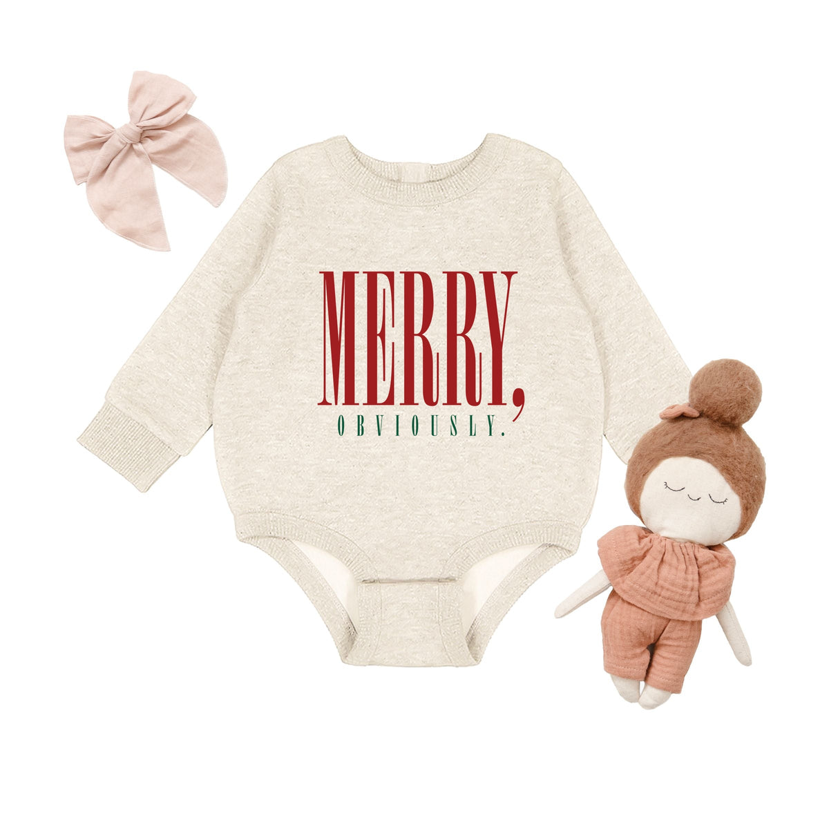 Merry, Obviously Tall - Infant Fleece BodySuit