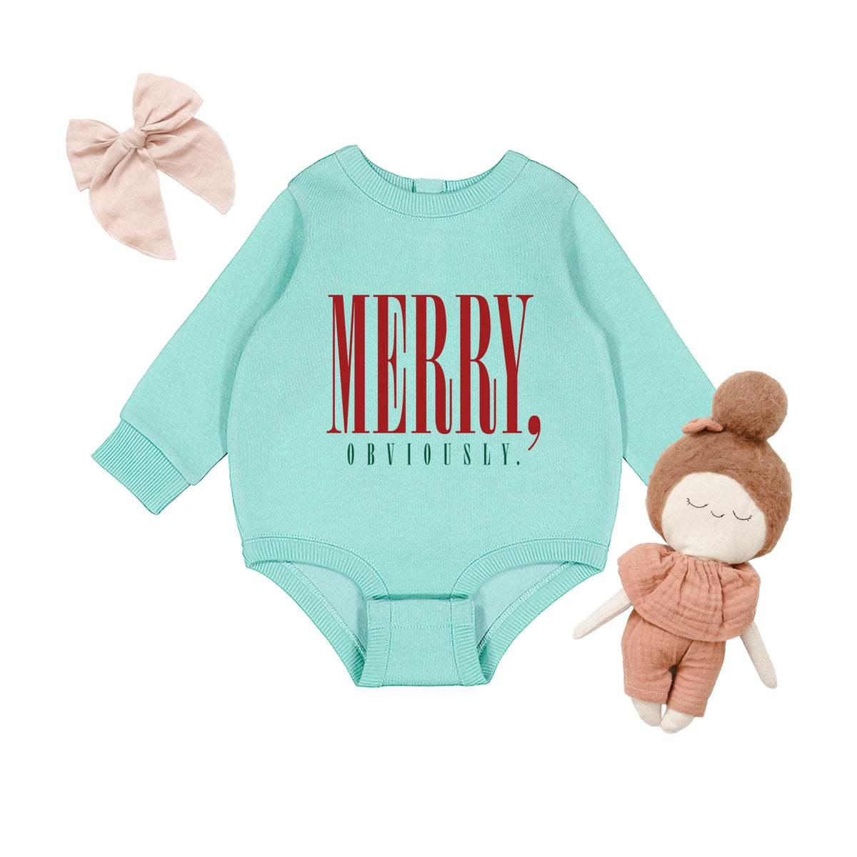 Merry, Obviously Tall - Infant Fleece BodySuit
