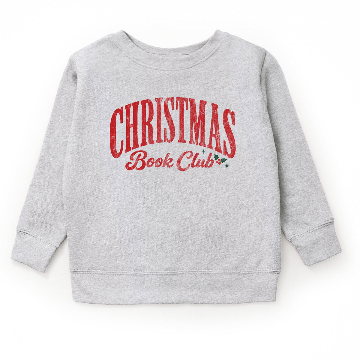 Christmas Book Club Arched - Youth Graphic Sweatshirt