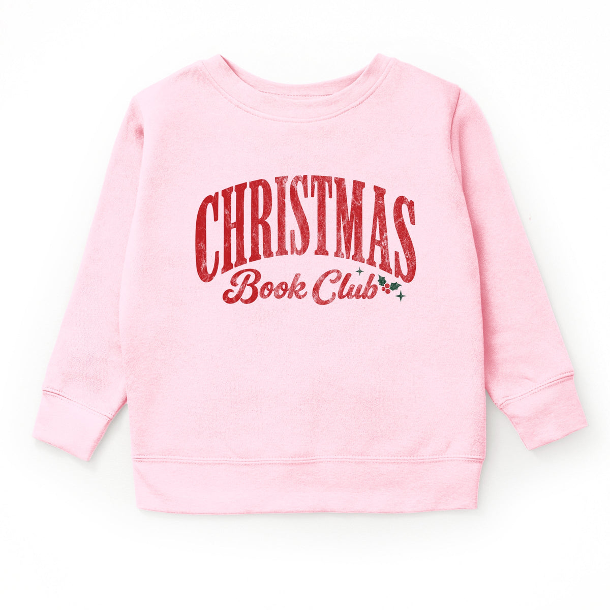 Christmas Book Club Arched - Youth Graphic Sweatshirt