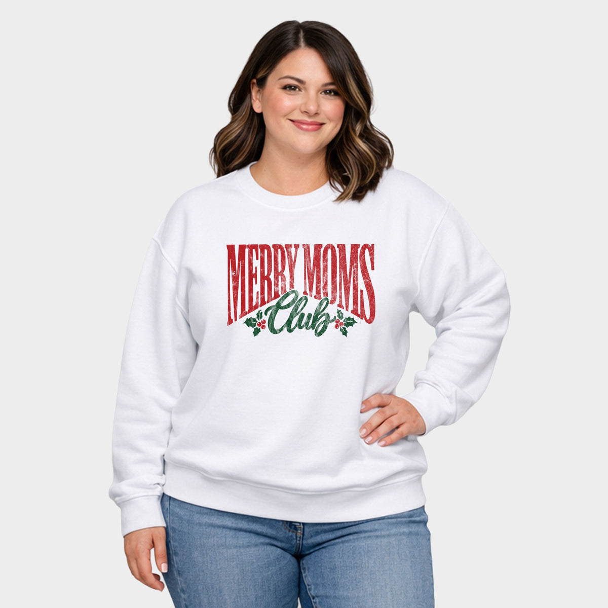 Merry Moms Club - Women's Plus Sweatshirt