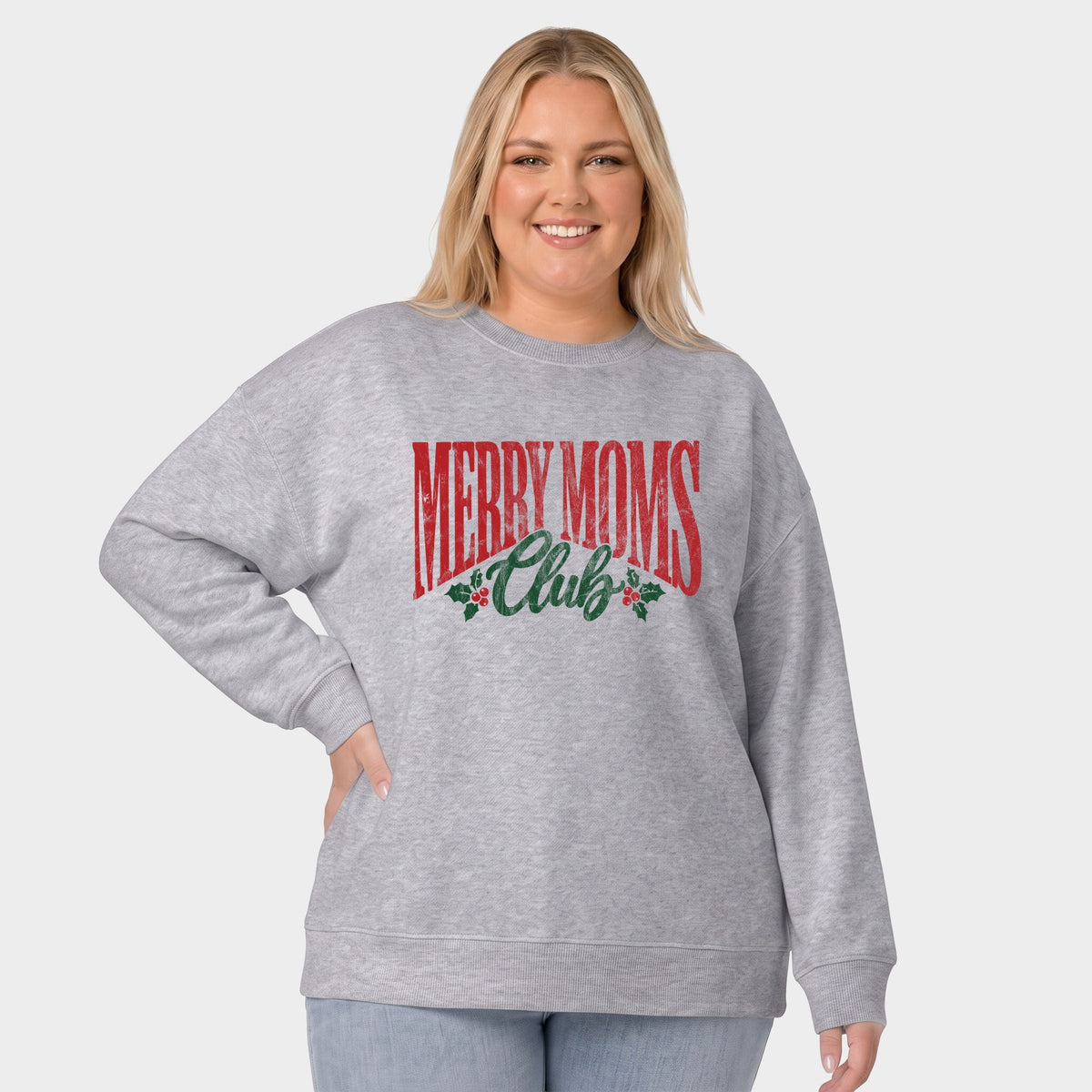 Merry Moms Club - Women's Plus Sweatshirt