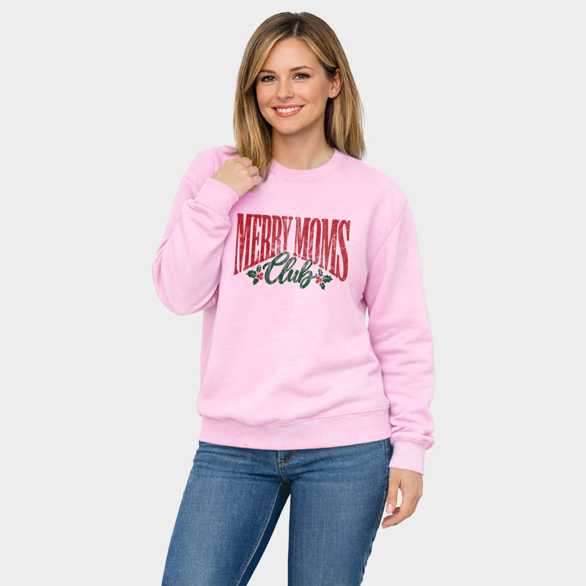 Merry Moms Club - Women's Graphic Sweatshirt