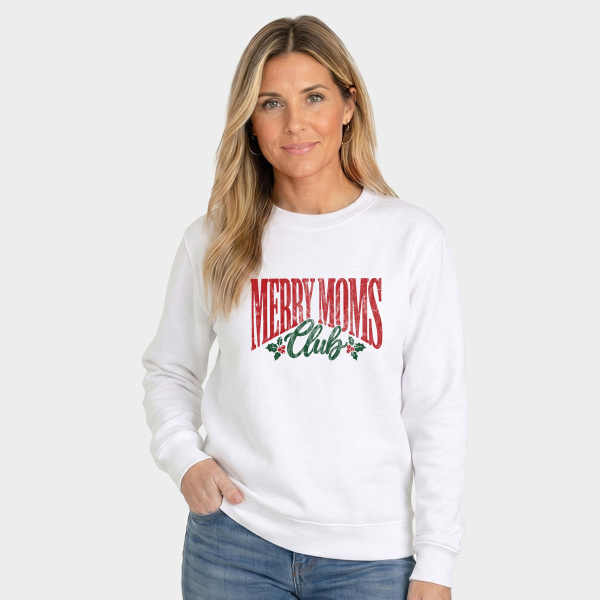 Merry Moms Club - Women's Graphic Sweatshirt