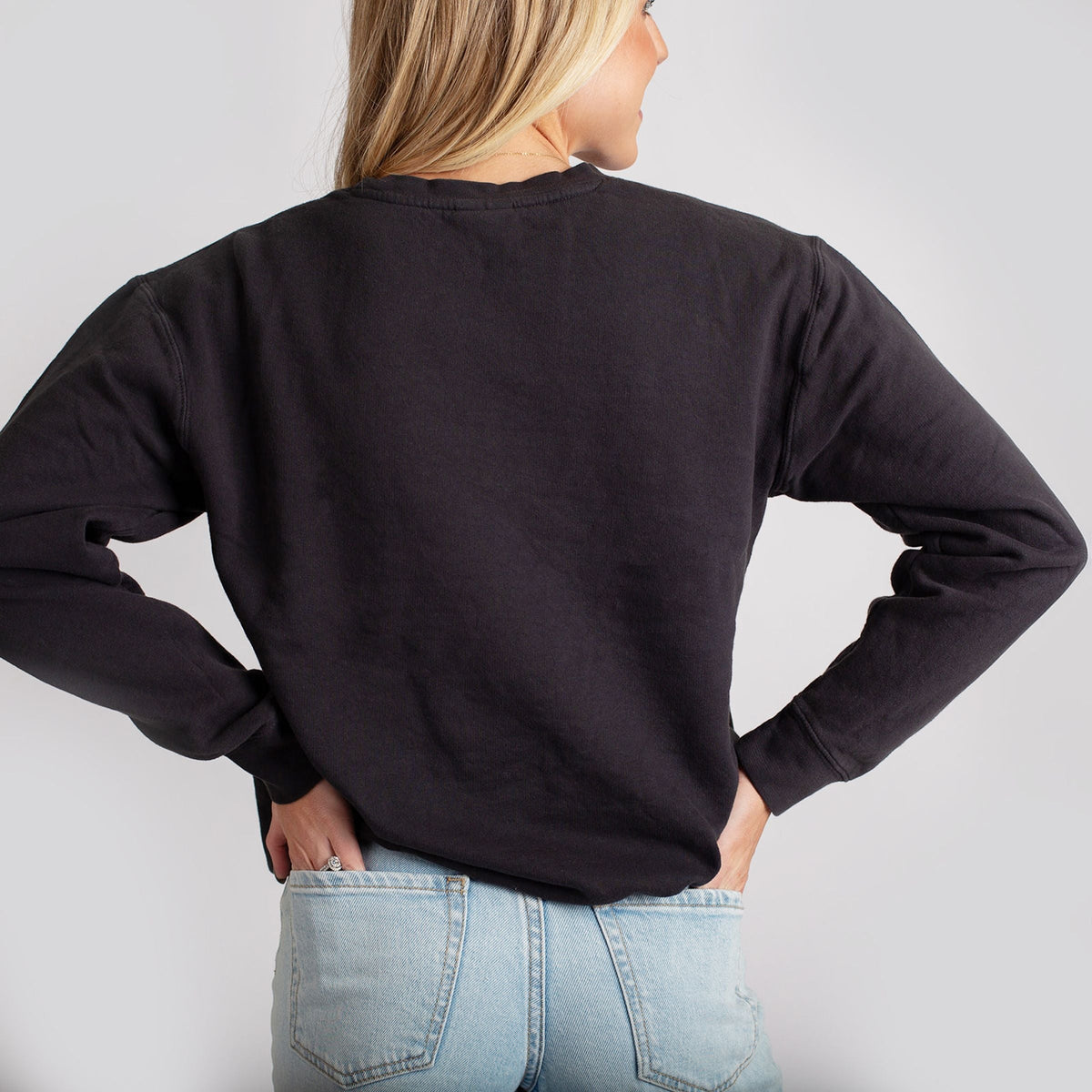 Reindeer Scarf - Women's Lightweight Garment Dyed Sweatshirt