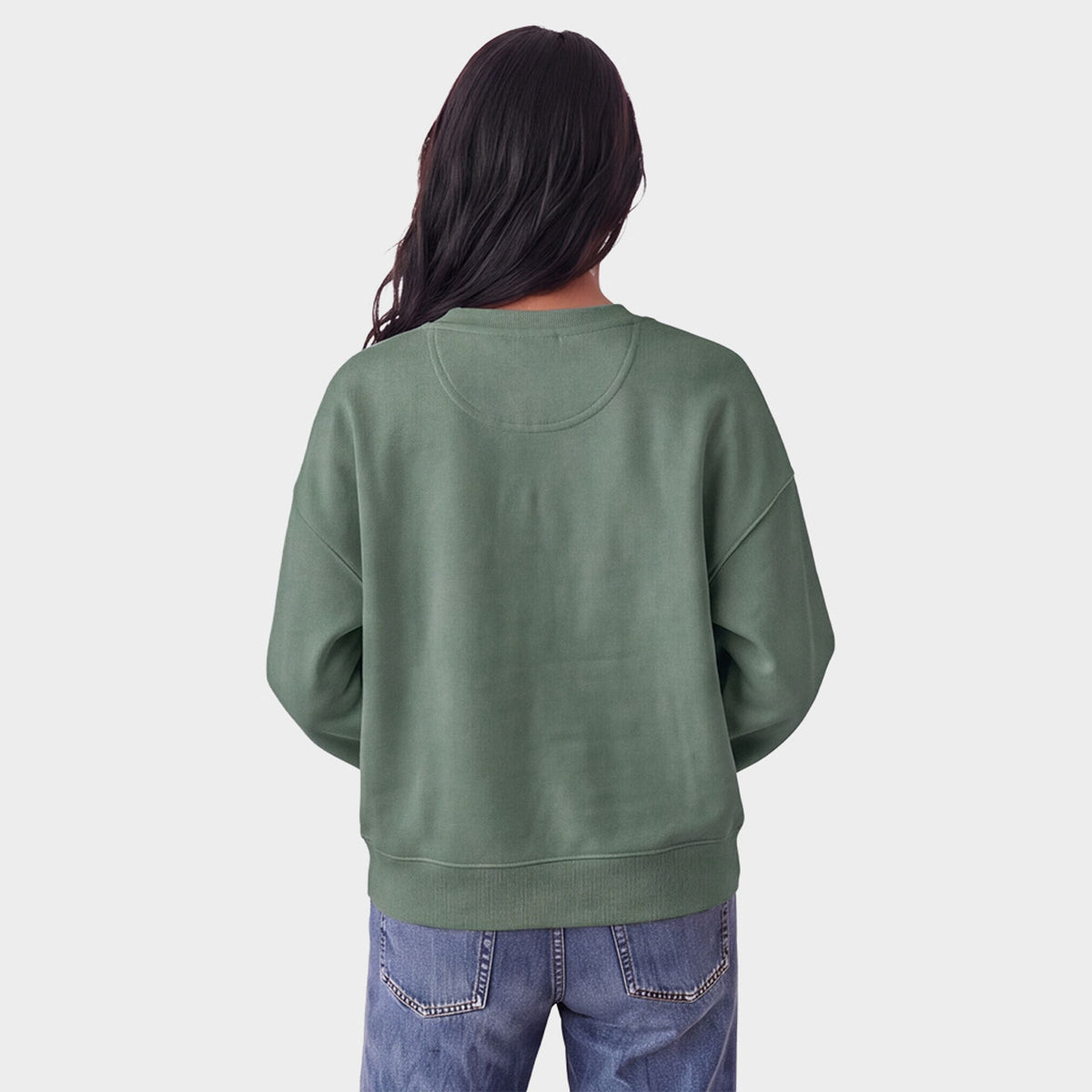 Joy Checkered - Women's Cropped Sweatshirt