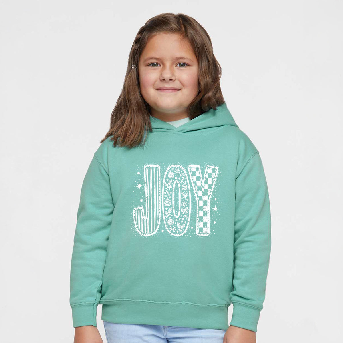 Joy Checkered - Toddler Hoodie