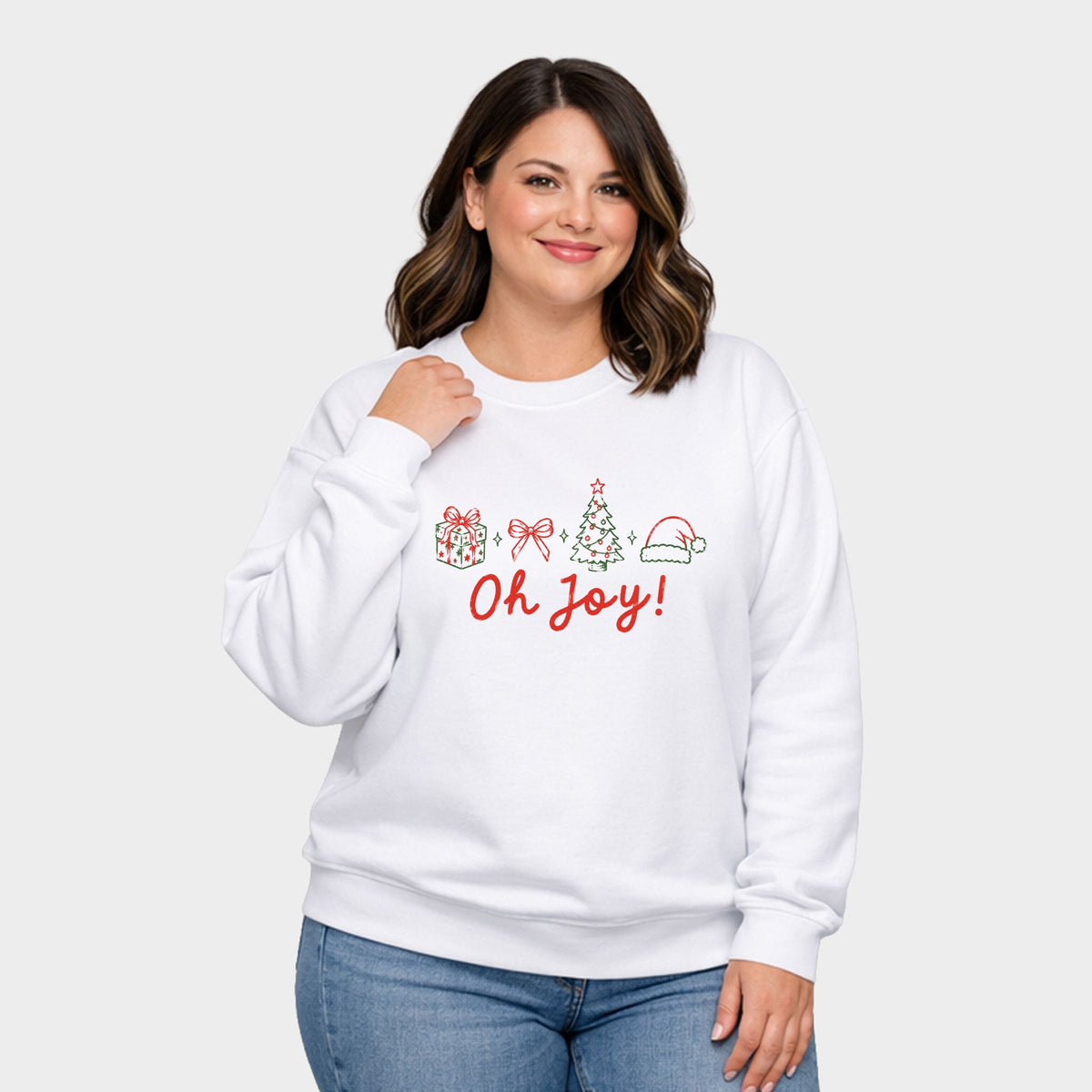 Oh Joy Icons Outline - Women's Plus Sweatshirt