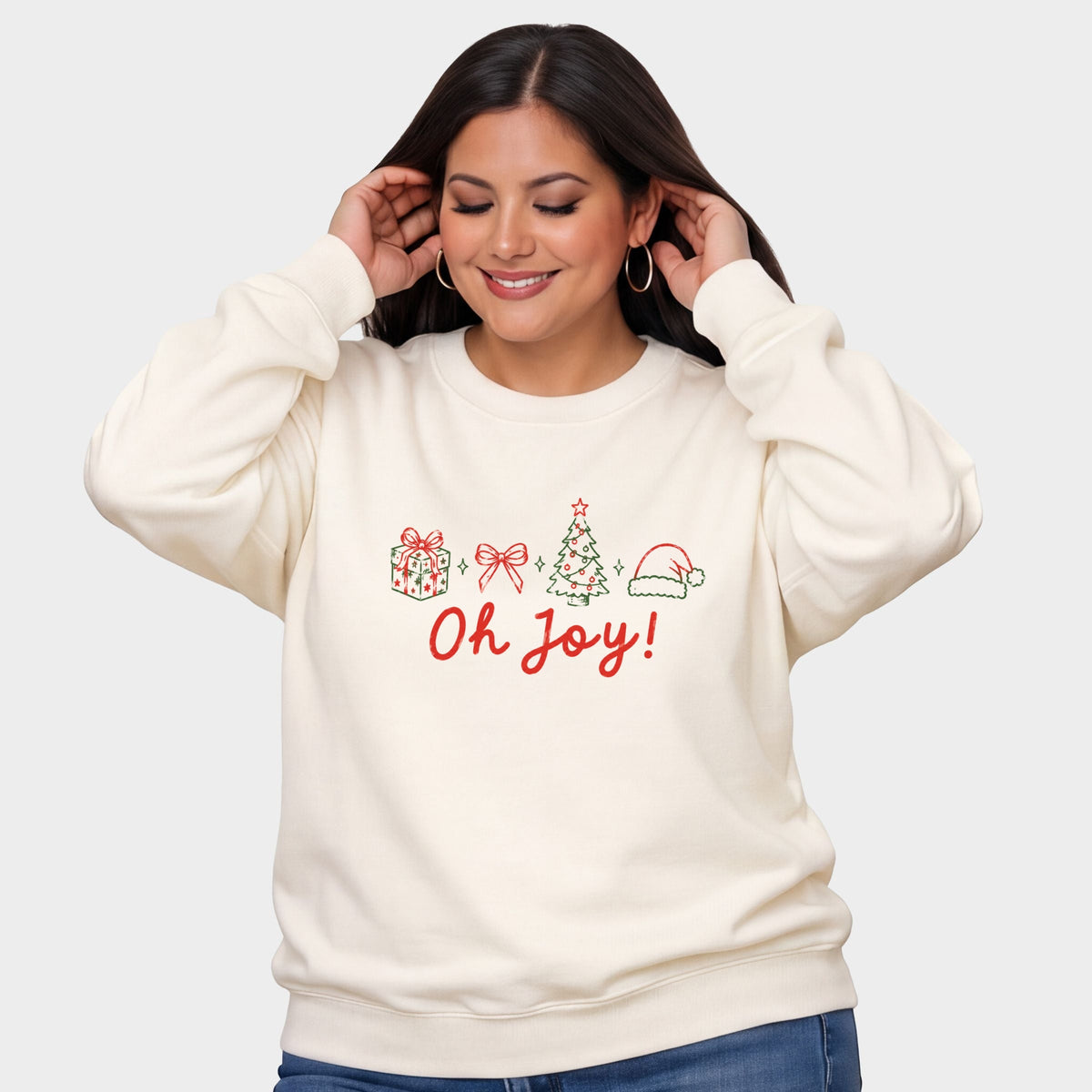 Oh Joy Icons Outline - Women's Plus Sweatshirt
